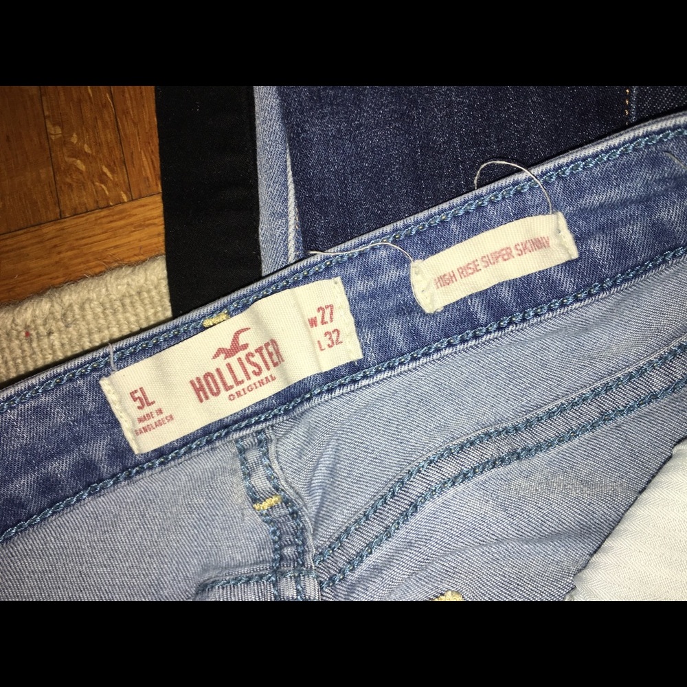 ripped medium wash jeans